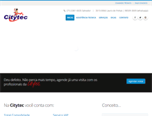 Tablet Screenshot of citytecba.com.br